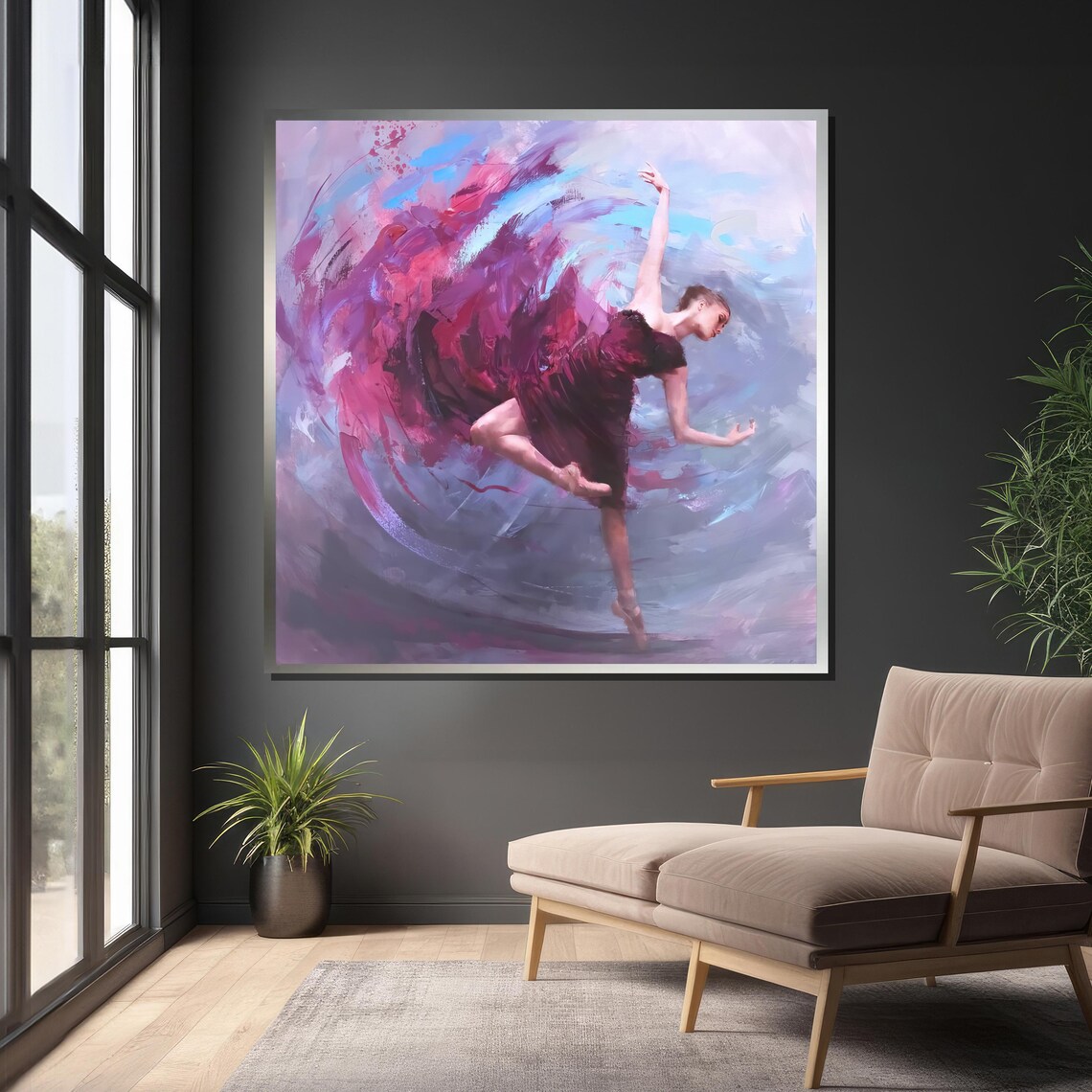 Elegant Ballerina - Traditional Travel Poster - Image 5