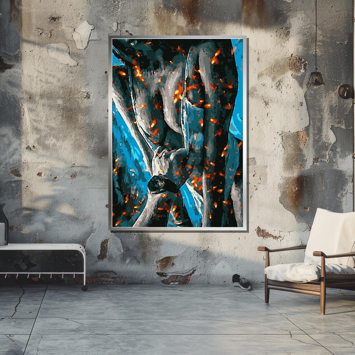 Abstract Figure Art, Bold Modern Contemporary Spaces - Image 5