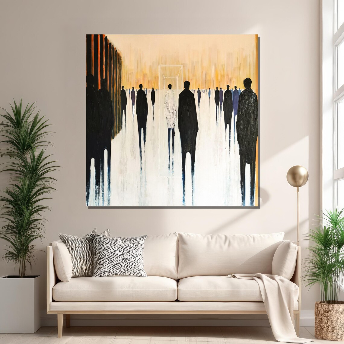 Abstract Walking Figures, Contemporary Art - Image 2
