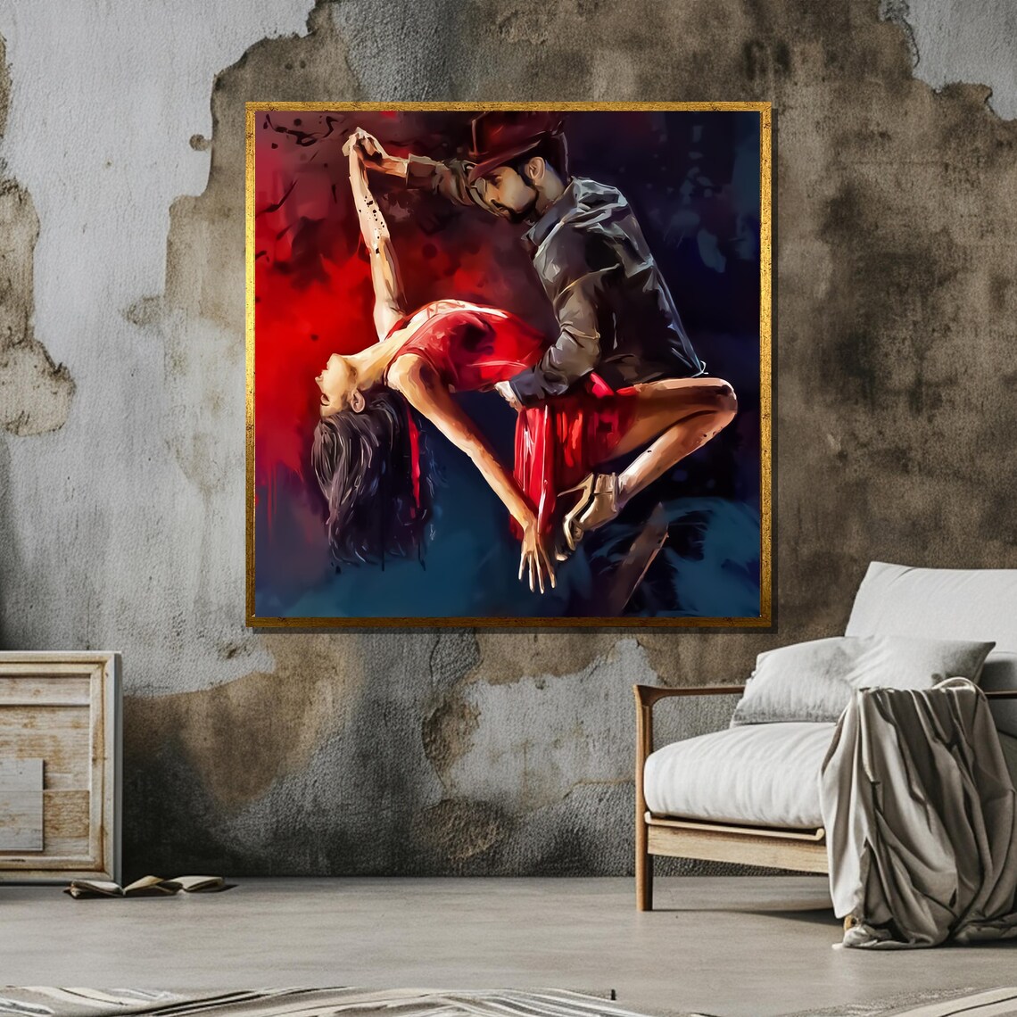 Dance Couple Art Print, Impressionist Movement