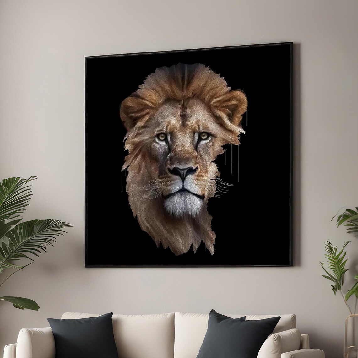 Majestic Lion by Van Hargen, Wildlife Art