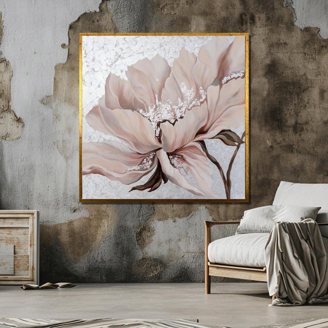 Elegant Peony Flower Print, Modern Flower Decor - Image 5