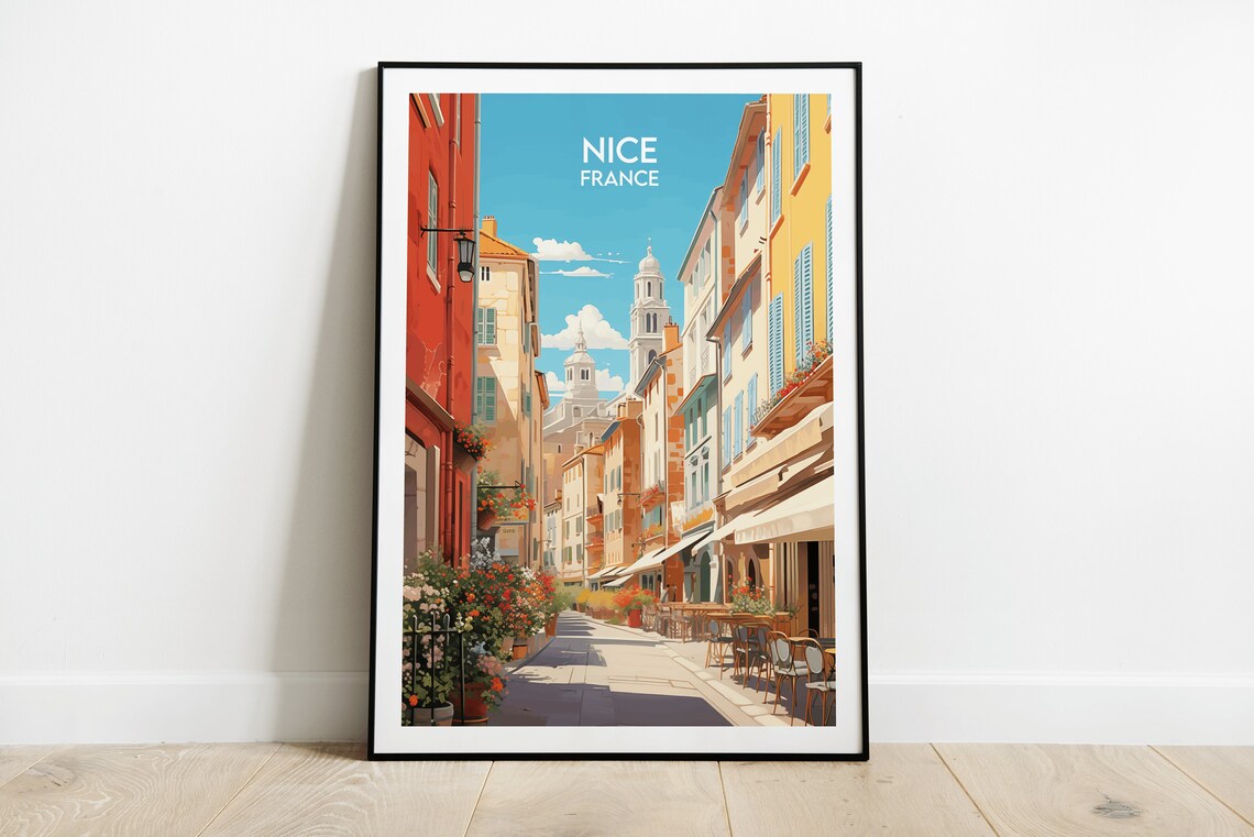 France Travel Poster, Custom Personalised Gift