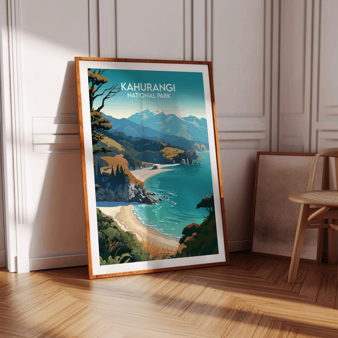 Kahurangi National Park Sandy Beach Cove Coastal Trail Poster - Image 3