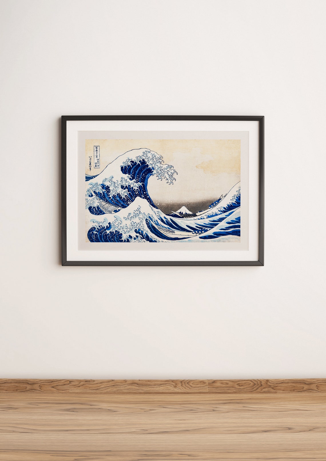 Hokusai Great Wave Off Kanagawa Mount Fuji Woodblock Art Poster - Image 3