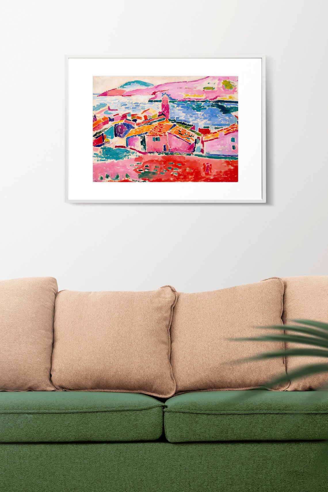 Matisse View of Collioure Fauvist Coastal Village Bold Color Print - Image 2