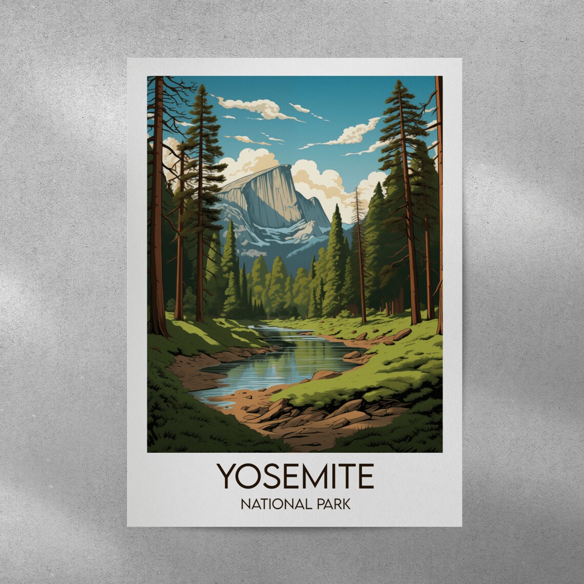 Yosemite National Park Wedding Gift Poster - Image 4