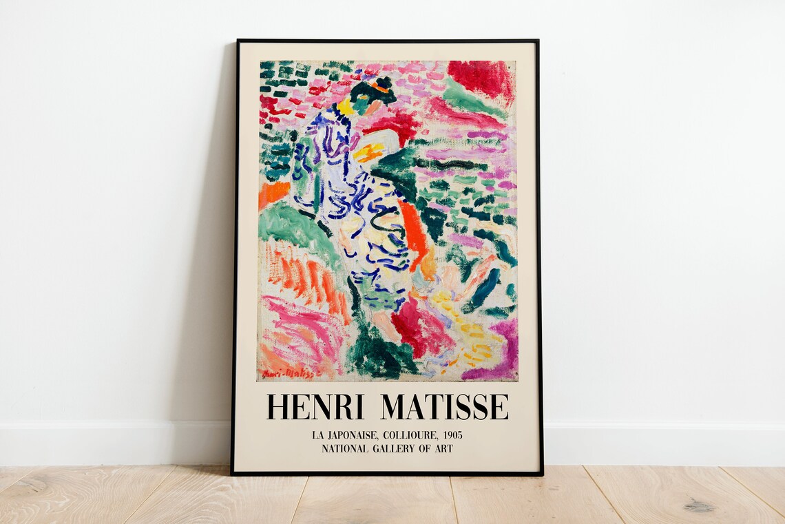 Henri Matisse La Japonaise Collioure 1905 Fauvist Art Poster