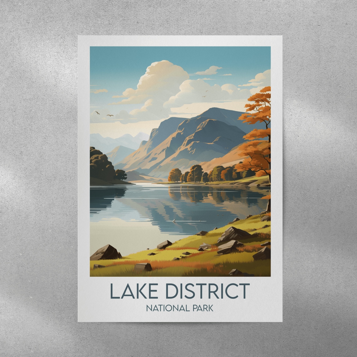 Lake District National Park Custom Personalised Travel Poster - Image 5