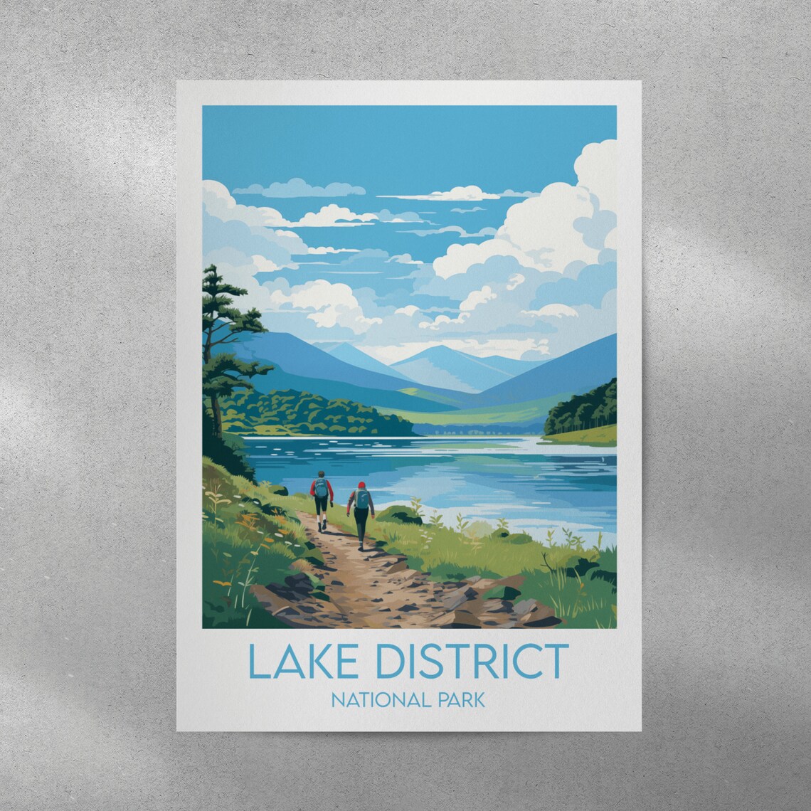 Lake District National Park Wedding Gift Poster - Image 3