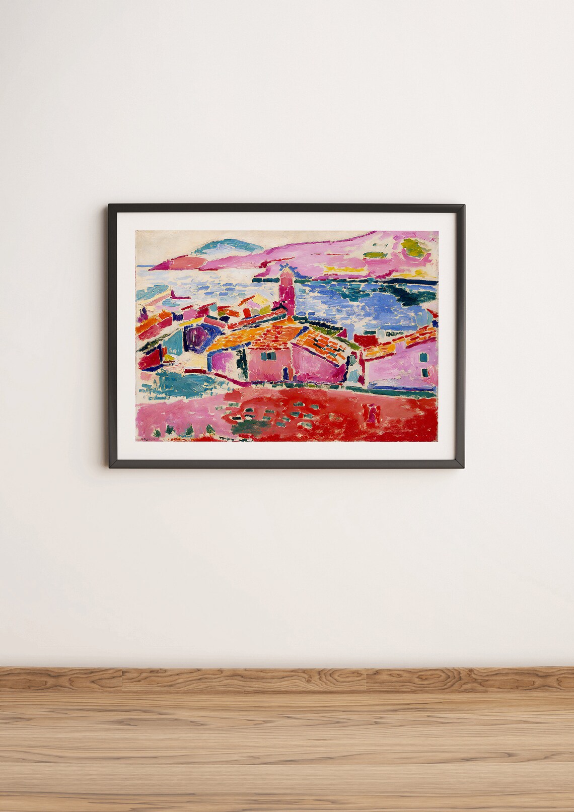 Matisse View of Collioure Fauvist Coastal Village Bold Color Print - Image 3