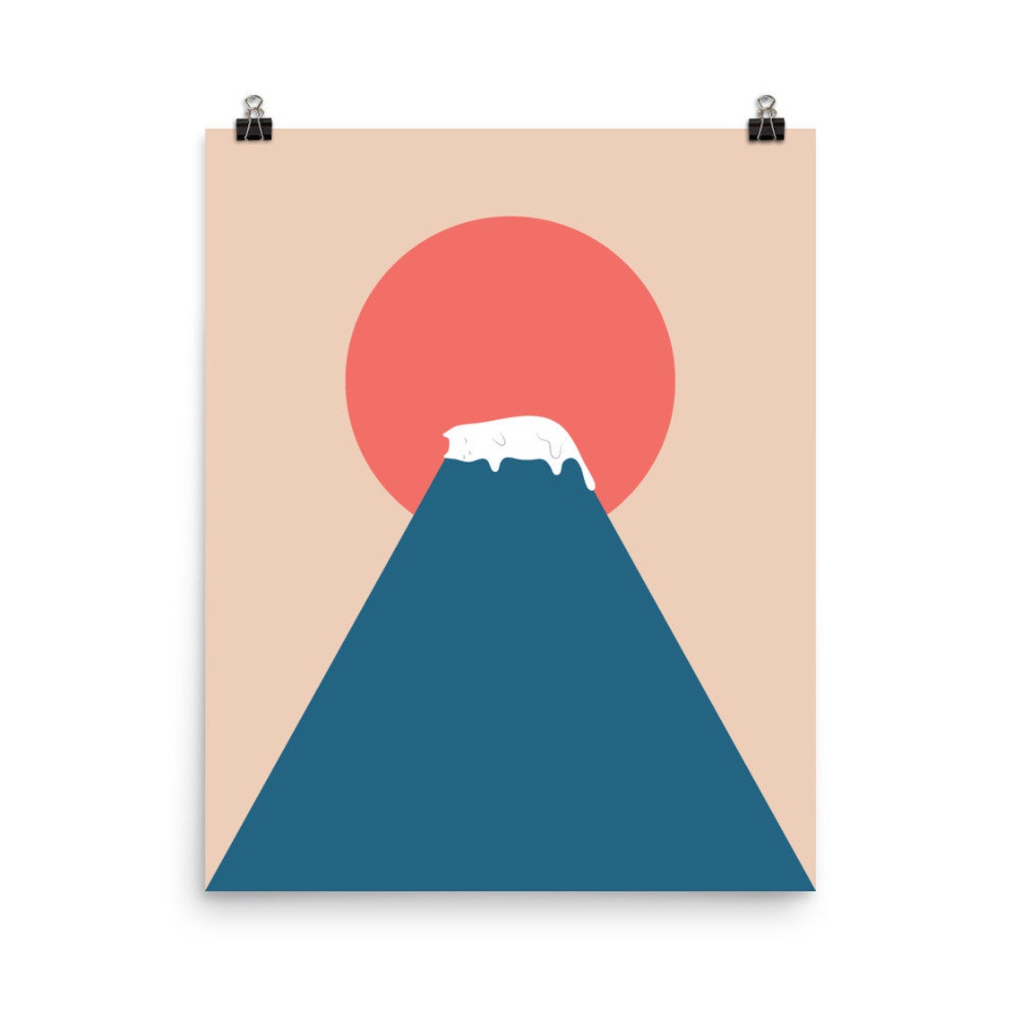 Cat Landscape 28a Art Print