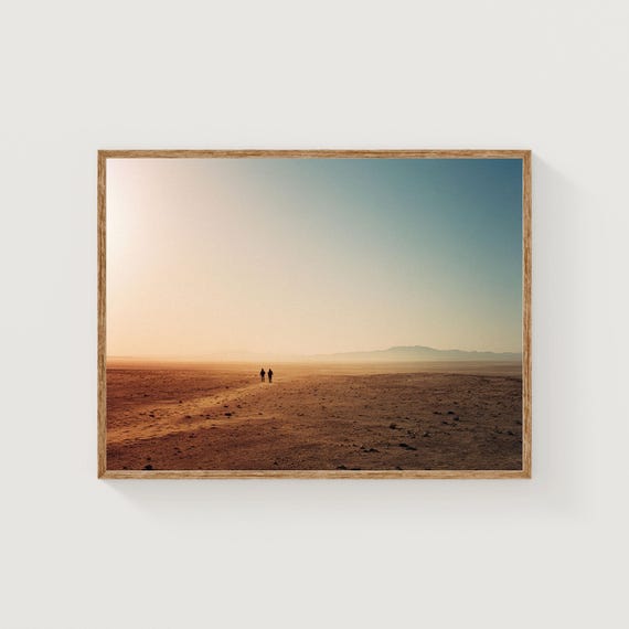 Desert Horizon Fine Art Print Minimalist Landscape Photography