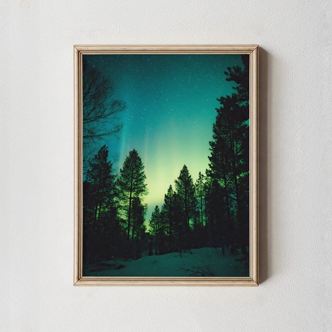 Aurora Borealis Fine Art Print Arctic Night Sky Photography