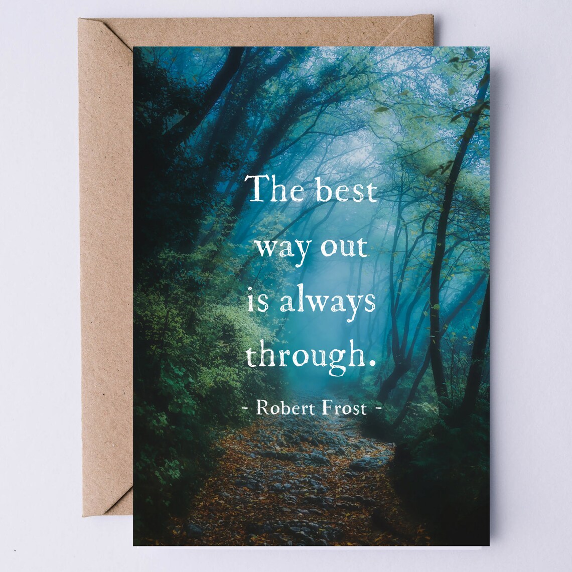 Robert Frost Quote, Inspirational Poster Print