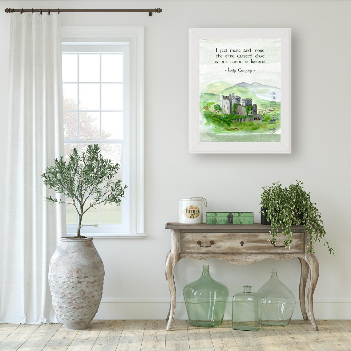 Lady Gregory Irish Quote Art Print, Ireland Decor - Image 2