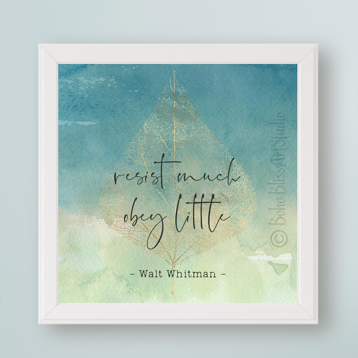 Walt Whitman Quote Art Print, Graduation Gift - Image 2