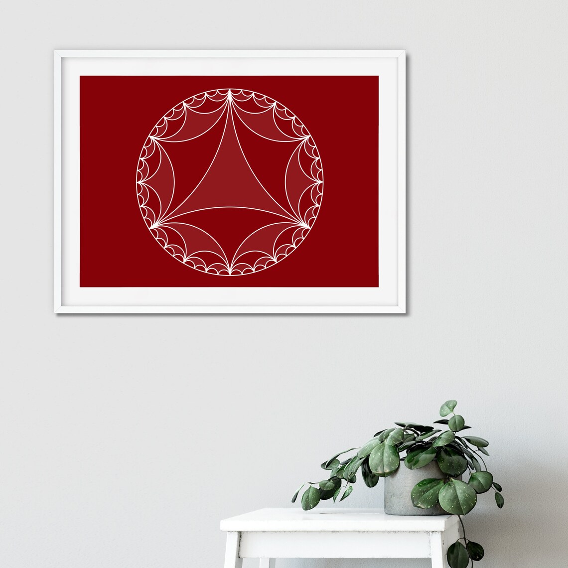 Hyperbolic Geometry, Geometric Art Print - Image 2