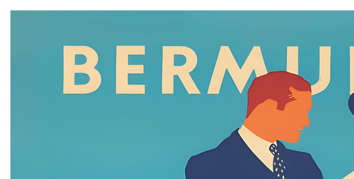 Bermuda Travel Poster, Adolph Treidler Art Print - Image 2
