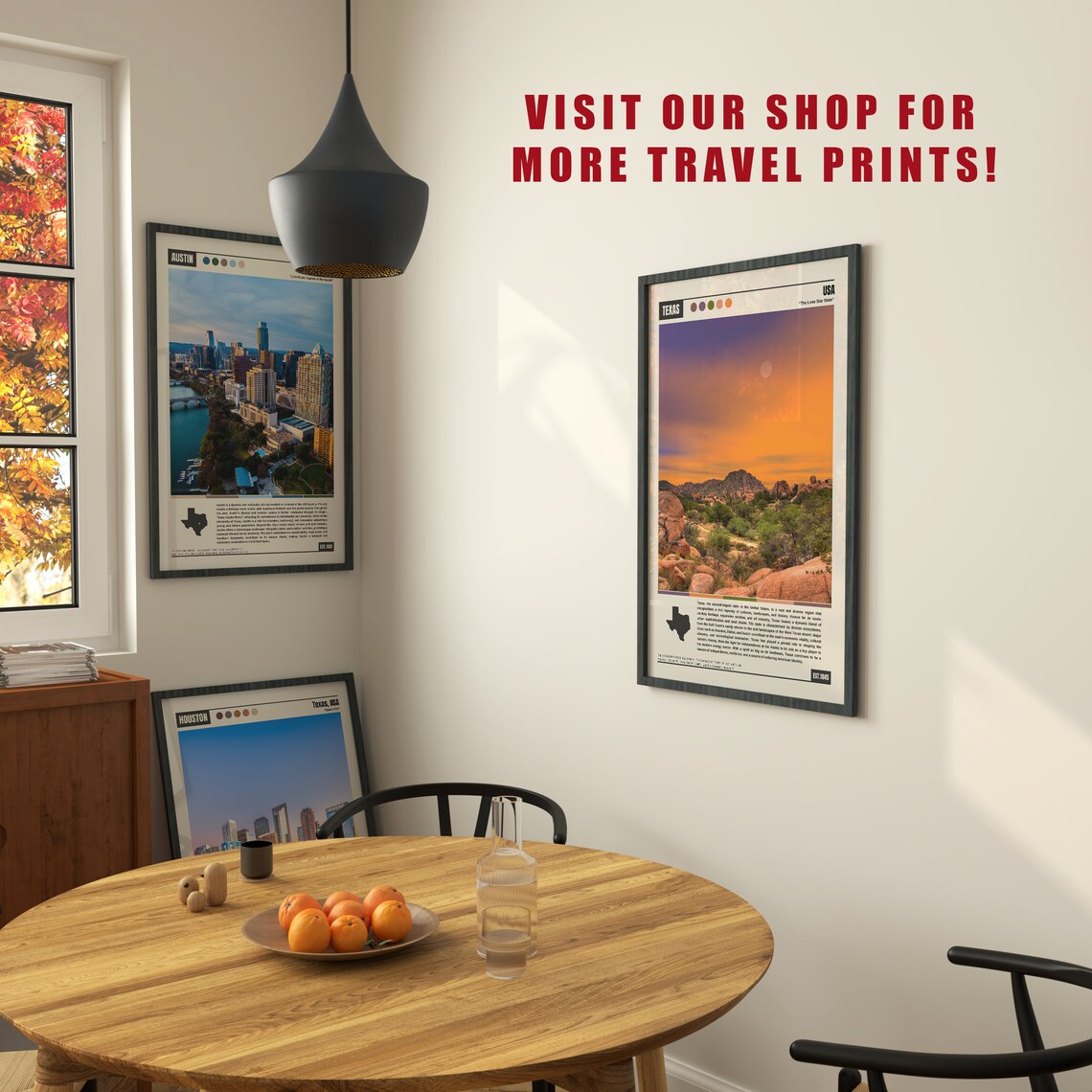 Austin Travel Poster, Map and Skyline Wall Decor - Image 6