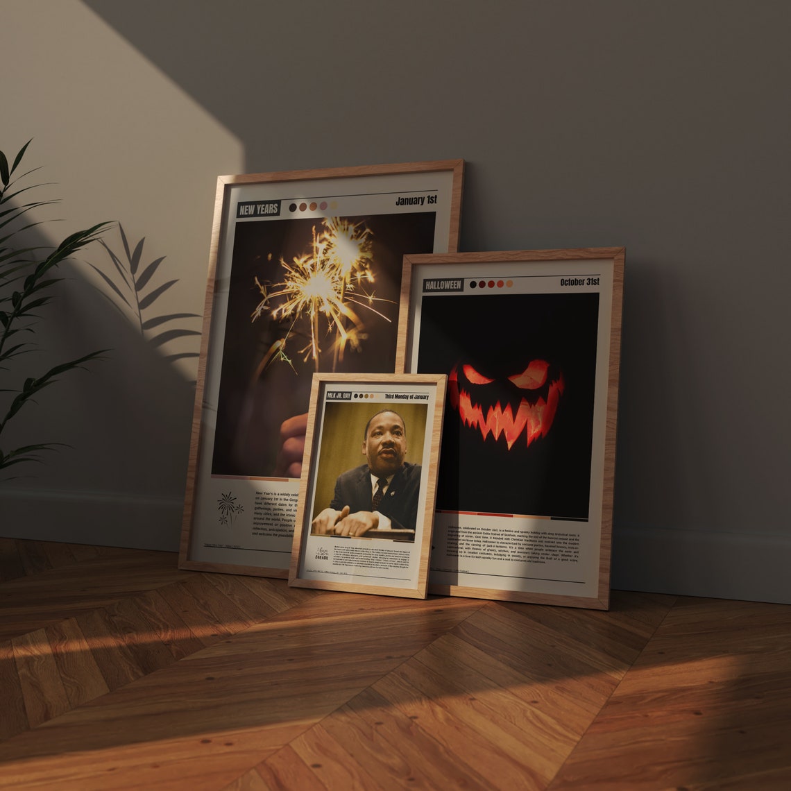 MLK Jr Day I Have a Dream Martin Luther King Jr Portrait Poster - Image 4