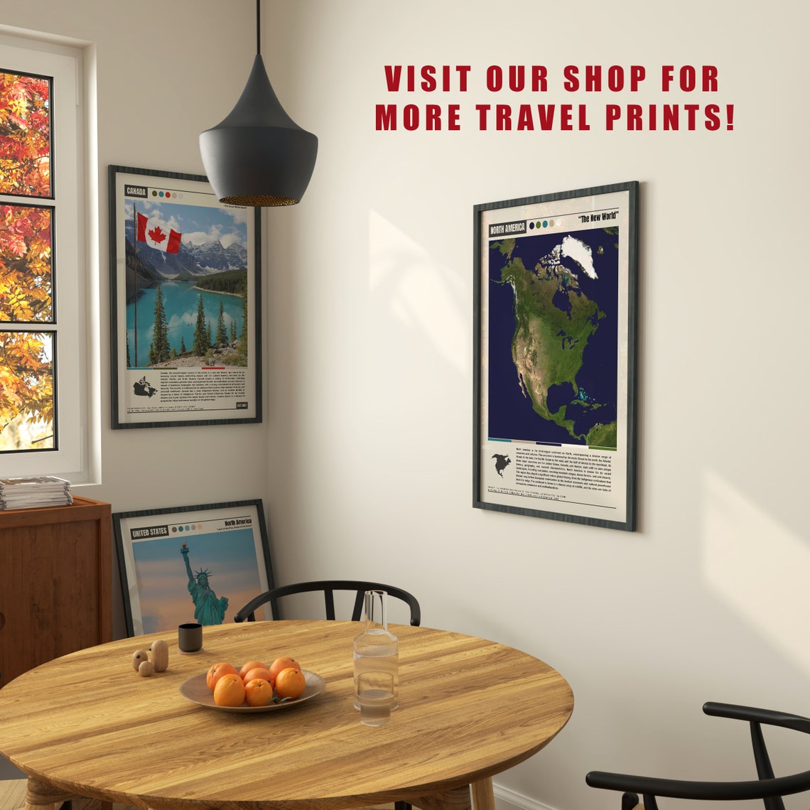 North America The New World Continent Satellite Map View Poster - Image 6