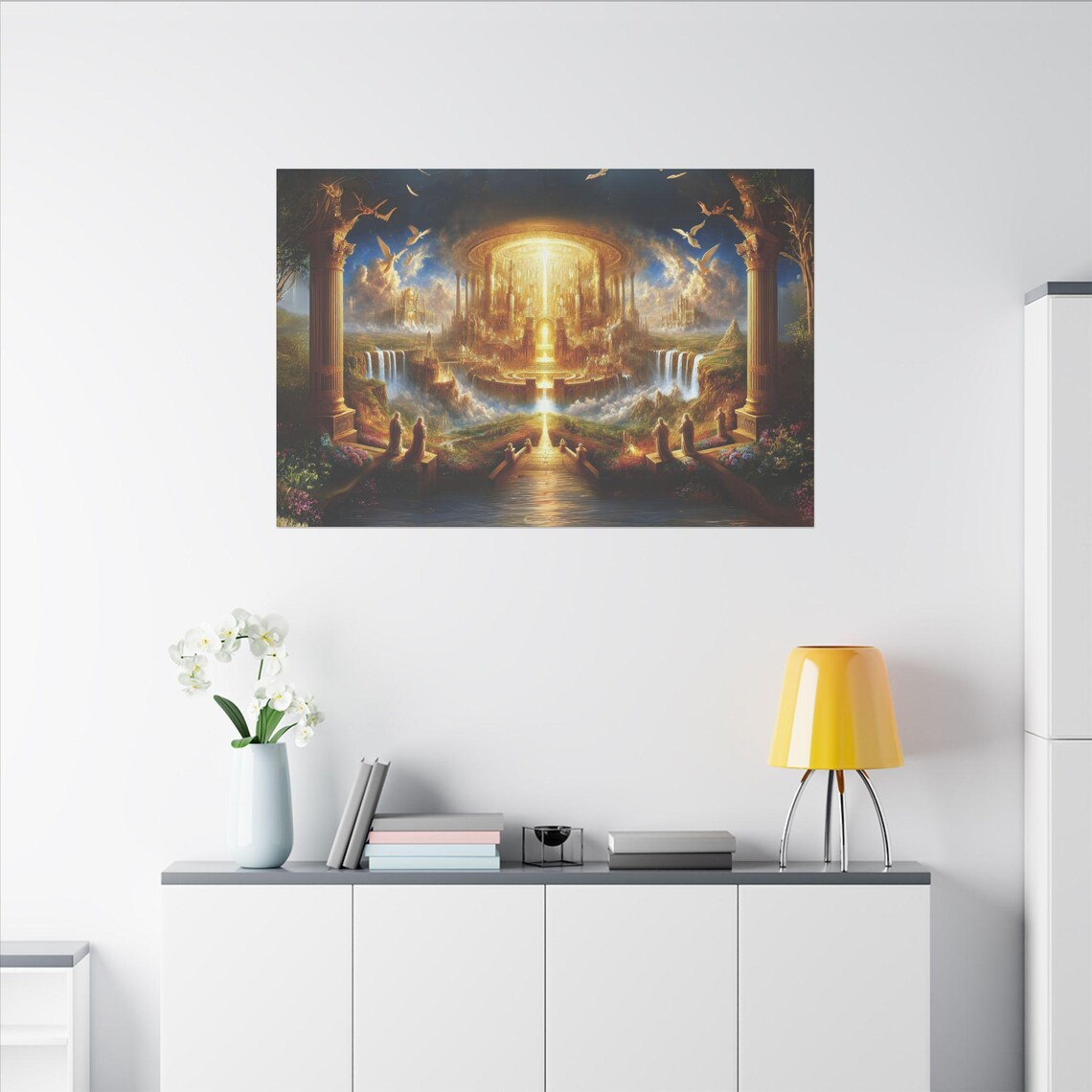 New Jerusalem Biblical Heaven Art Print, Christian Prophecy - Image 3