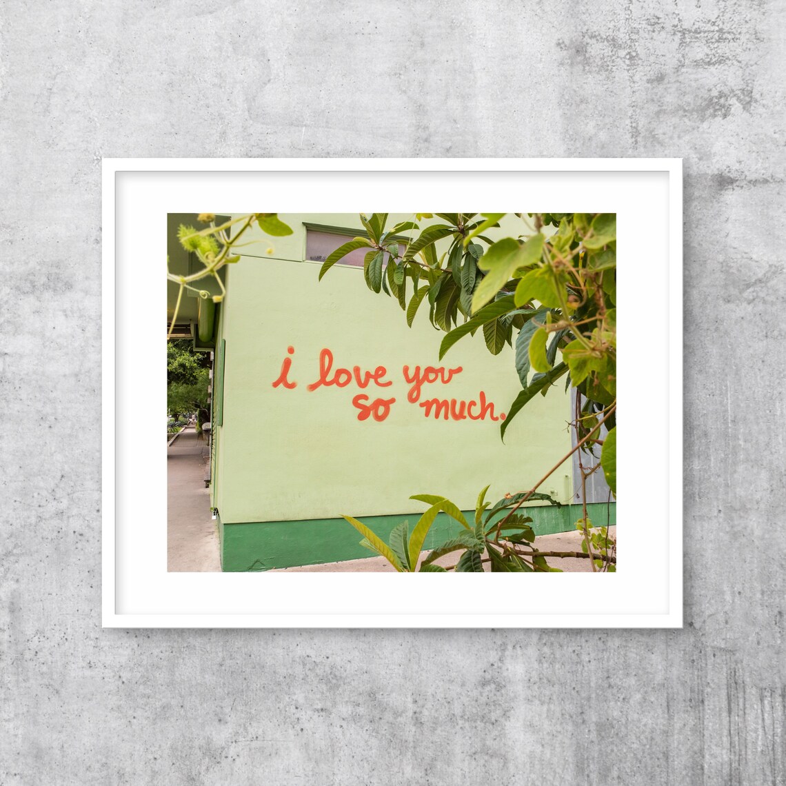 I Love You So Much Austin Motivational Art Print - Image 3