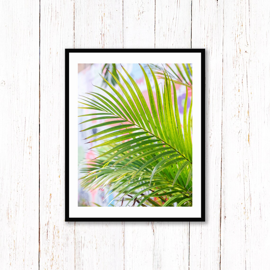 Botanical Print Green Palm Frond Wall Art Poster Plant Leaf Tropical Decor Botanical Poster - Image 2