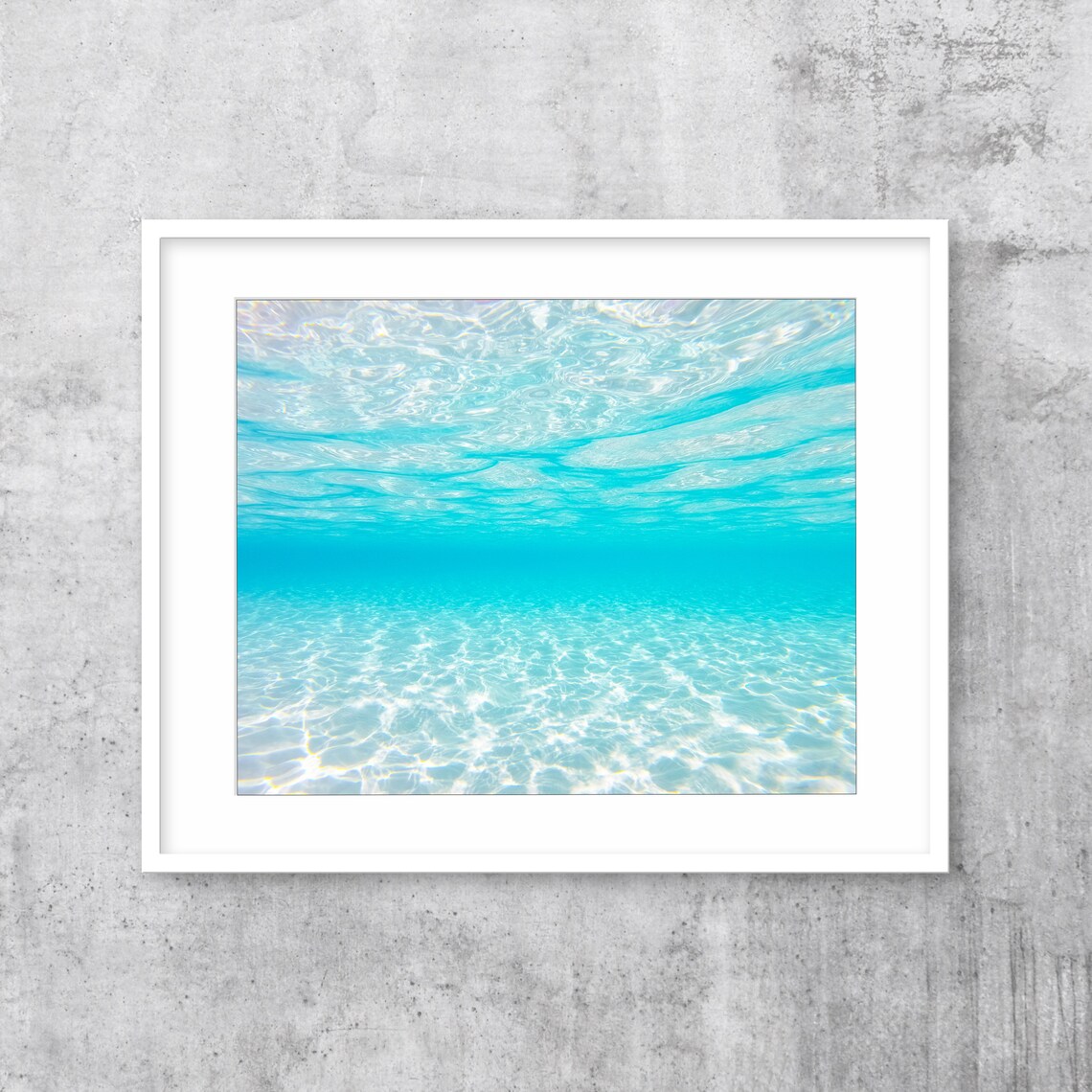 Bahamas Water Print Beach Photography Art Print - Image 3