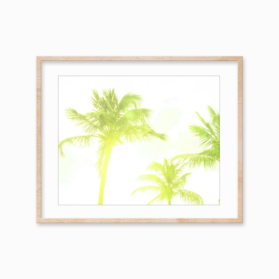 Palm Trees Print Tropical Wall Art Boho Beach Decor Travel Wall Art Large Poster