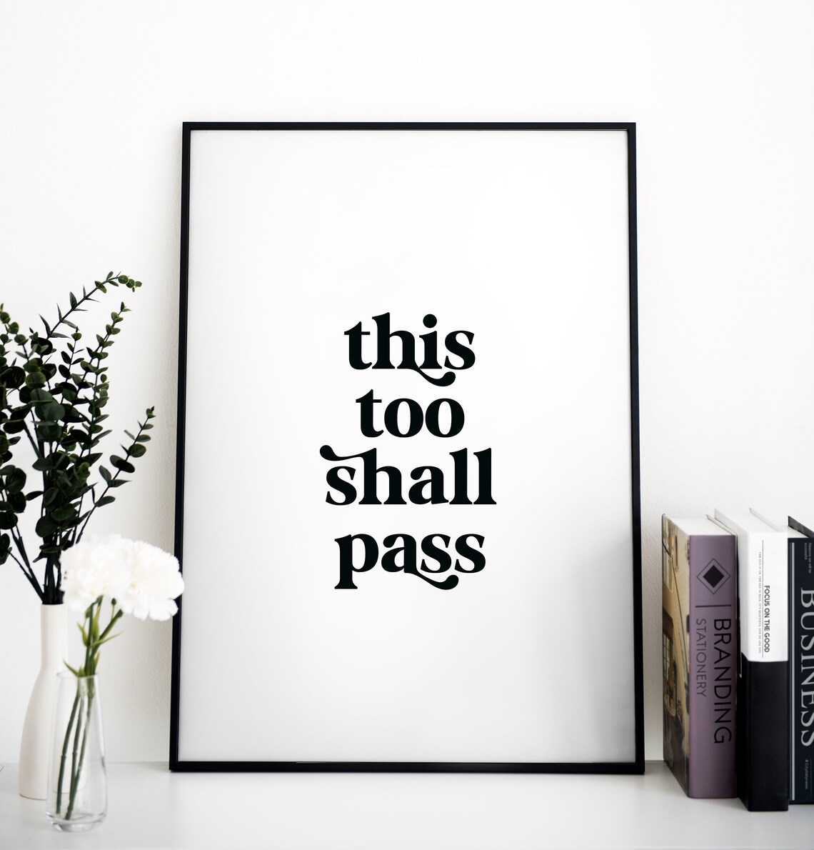 This Too Shall Pass, Mental Health Office Decor - Image 2