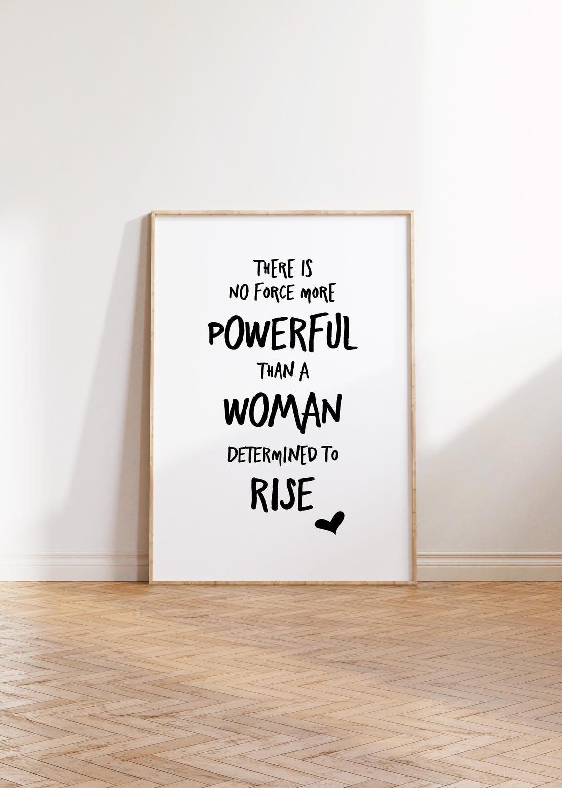 Feminist Girl Power Quote Art Print