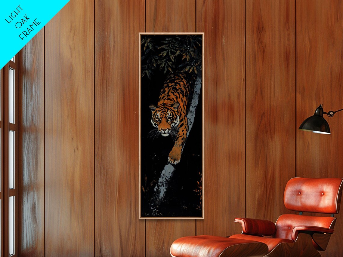 Majestic Tiger Stalking Through The Jungle Art Print - Image 6