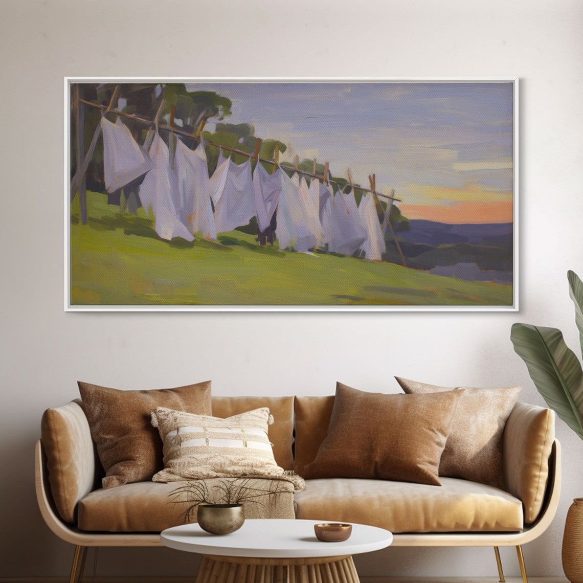 Laundry Wall Art Farmhouse Laundry Wall Decor Laundry Room Art Panoramic Wall Decor Print Wall Art Framed Art - Image 5
