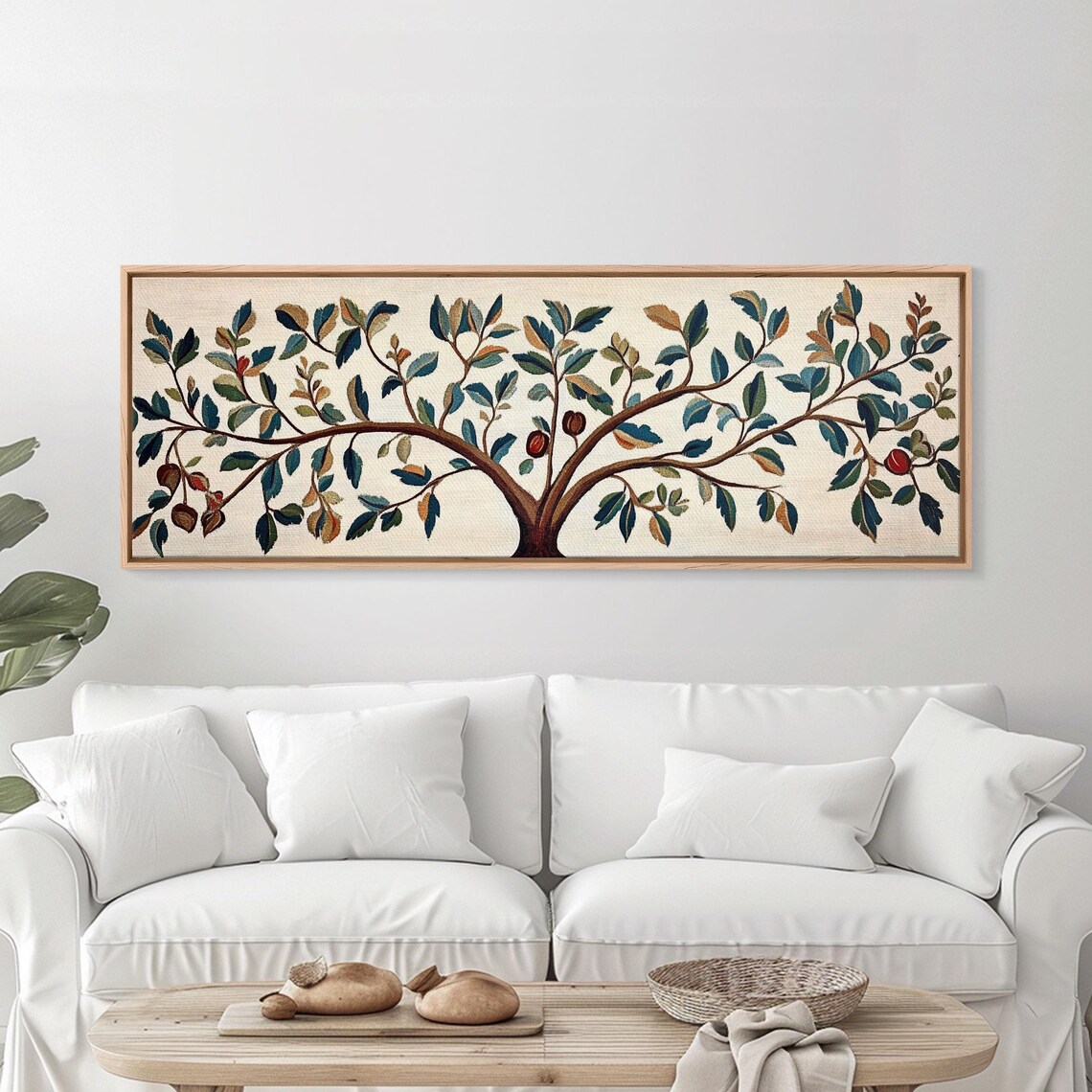 Tree Of Life Vintage Tapestry Boho Wall Art Print