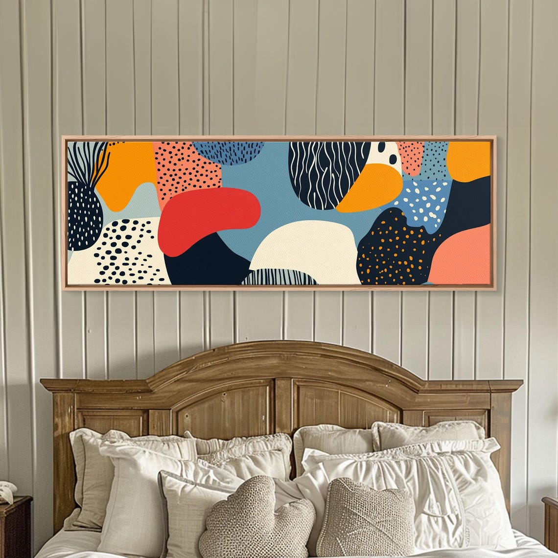 Retro 90s Geometric Abstract Colorful Shapes Modern Wall Art Print - Image 6