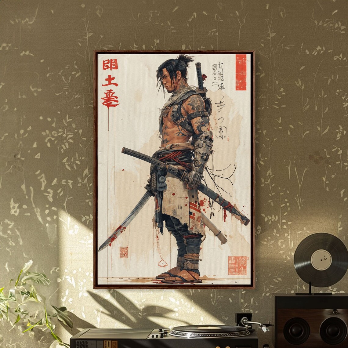 Modern Samurai Warrior Japanese-Inspired Art Print - Image 5