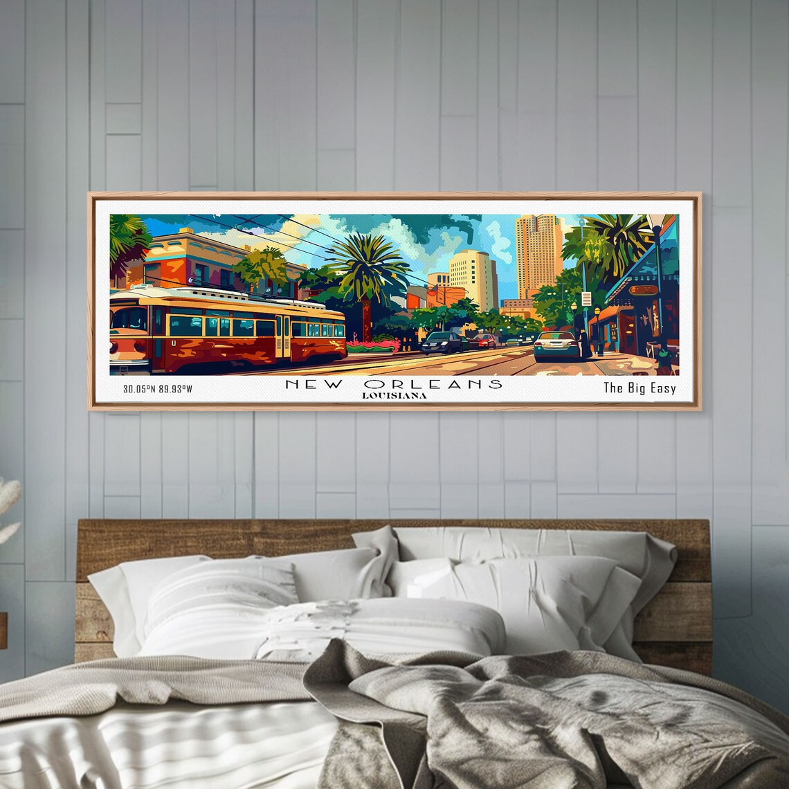 New Orleans Mid-Century Travel Poster, Retro Pop Art - Image 5
