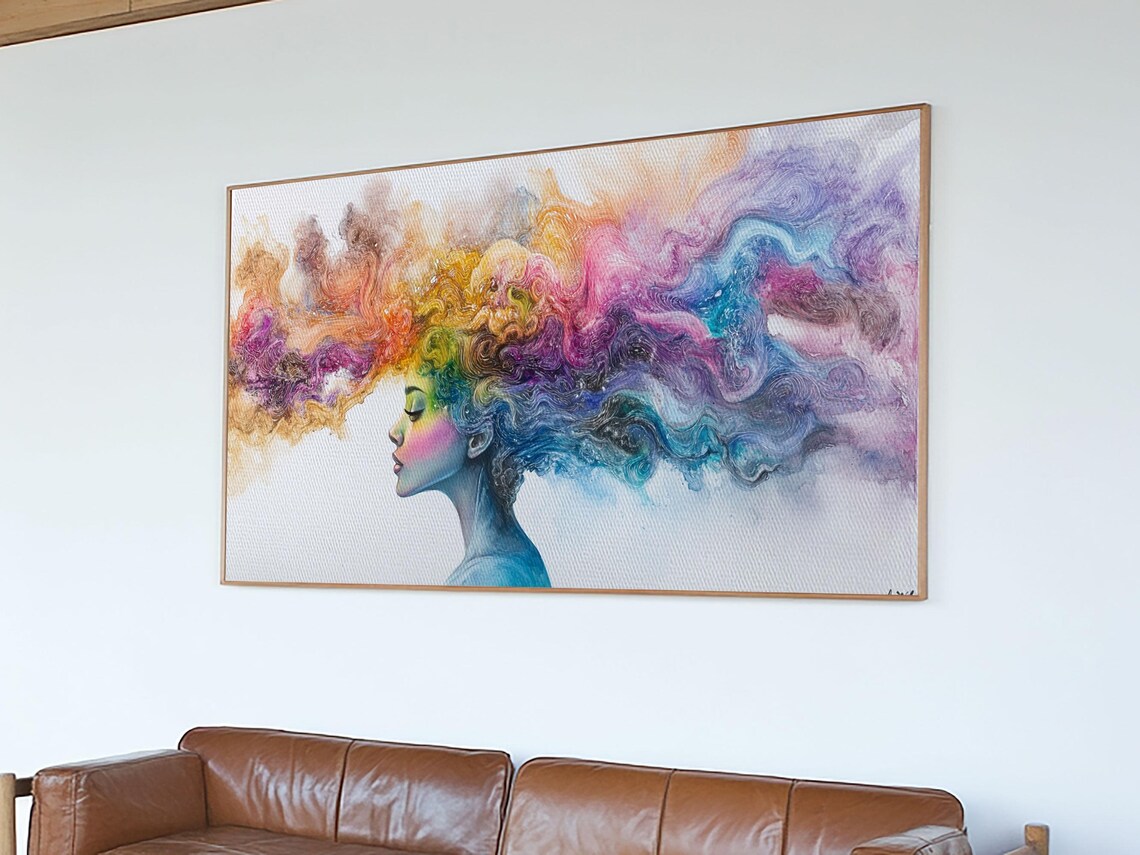 Mind Blowing Abstract Art, Colorful Rainbow - Image 4