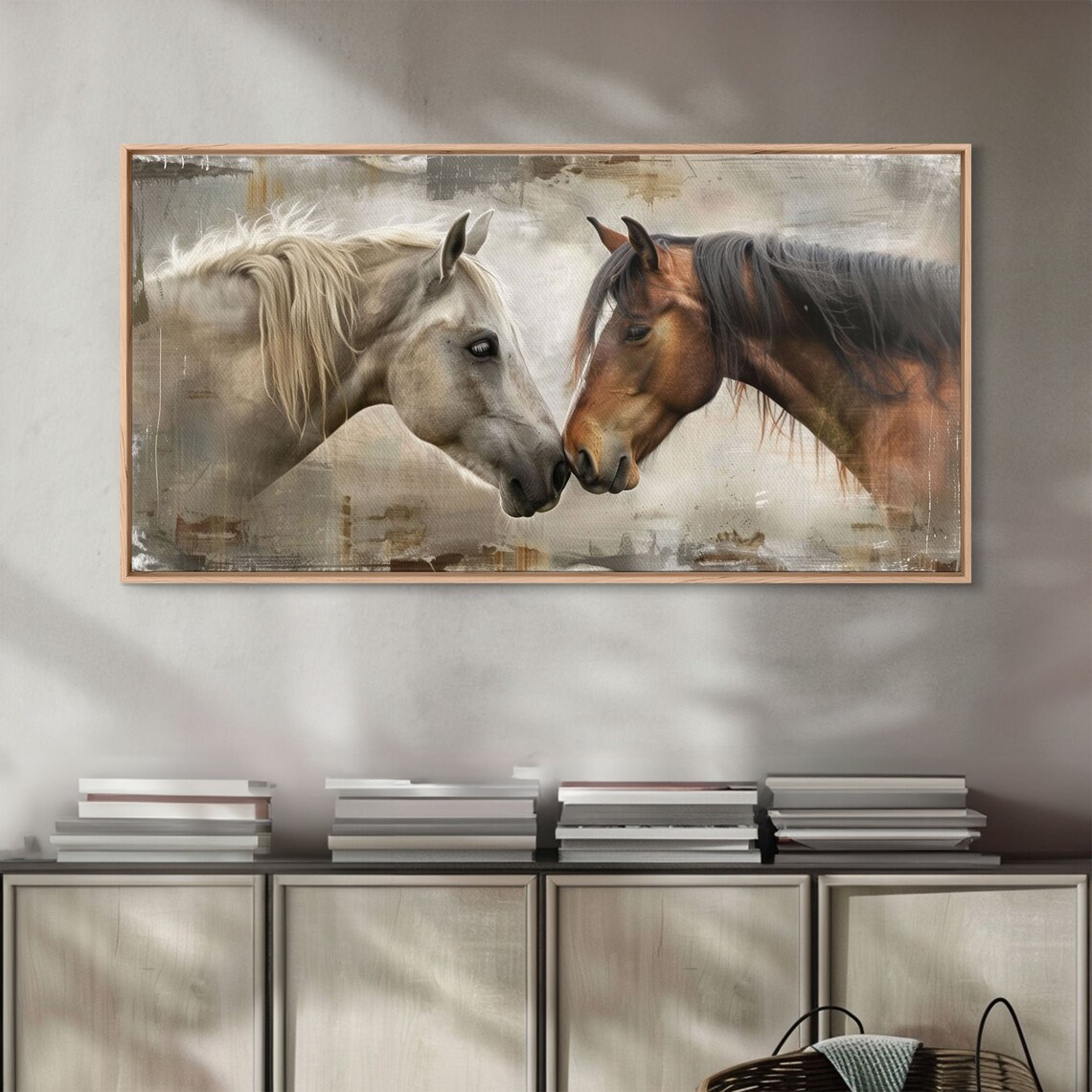 Cowboy Riding Desert Landscape Art Print, Rustic Western - Image 5