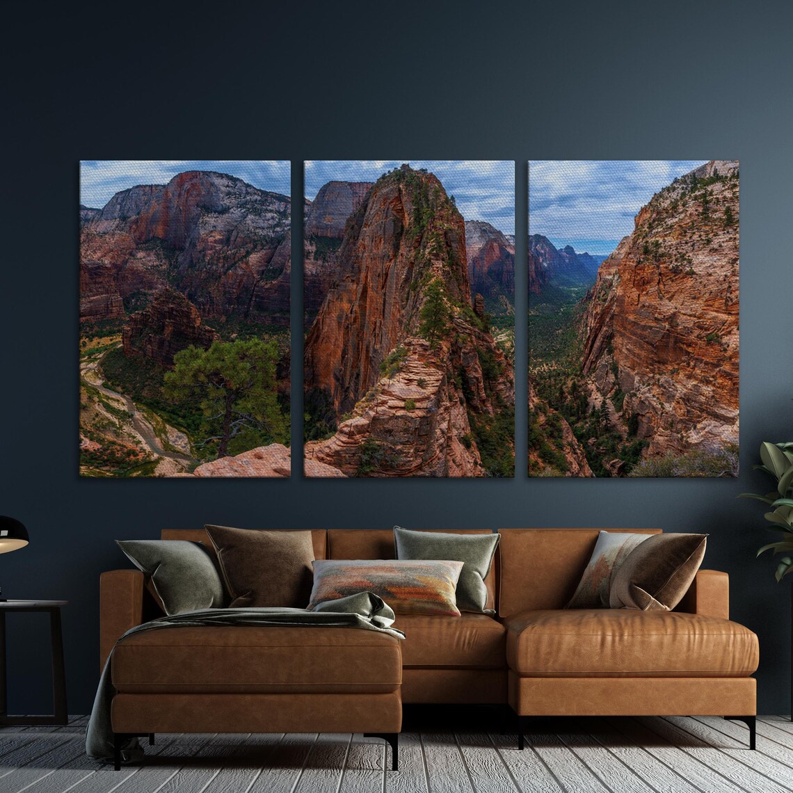 Zion Canyon From Angels Landing, Utah Travel Poster - Image 5