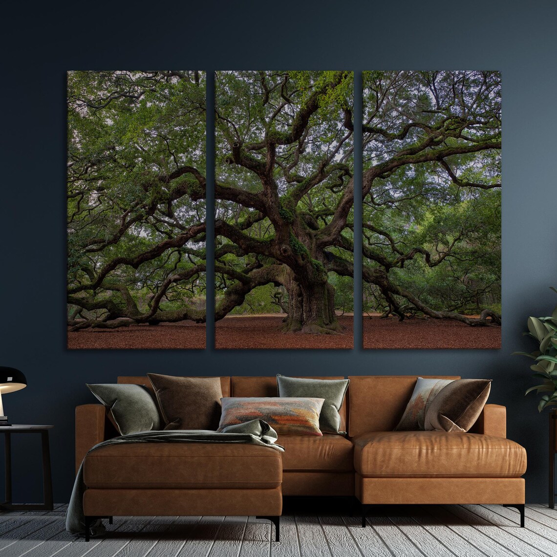 Old Southern Live Oak Art Print, Botanical Decor - Image 5
