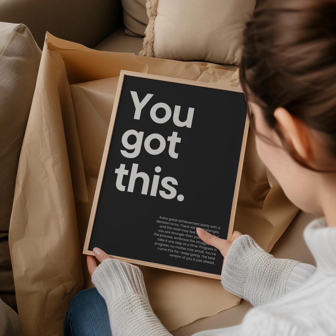You Got This Motivational Typography Art Print - Image 3