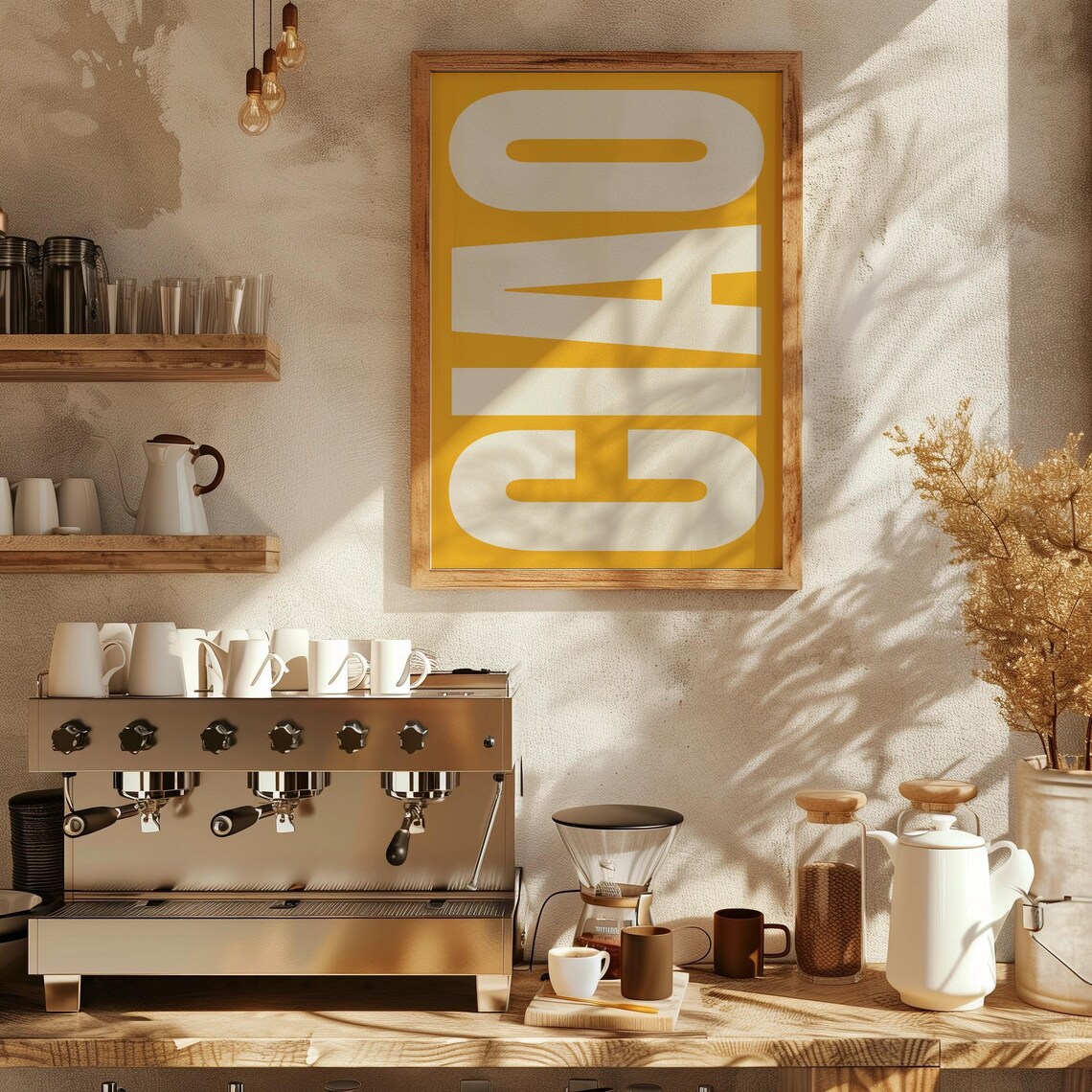 Ciao Poster, Retro Italian Typography Art Print - Image 2