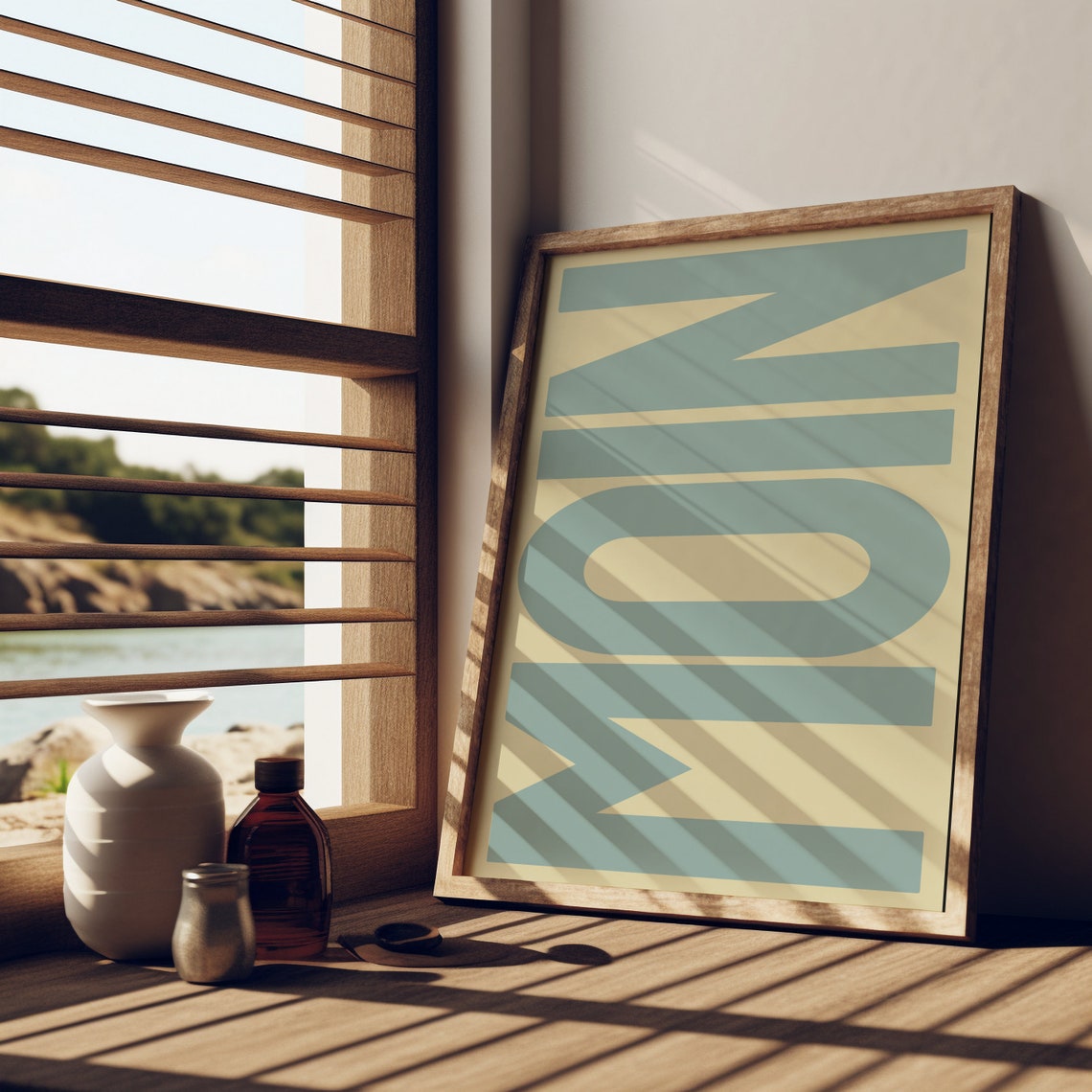 Moin Poster, Hamburg Sylt Typography Art Print - Image 3