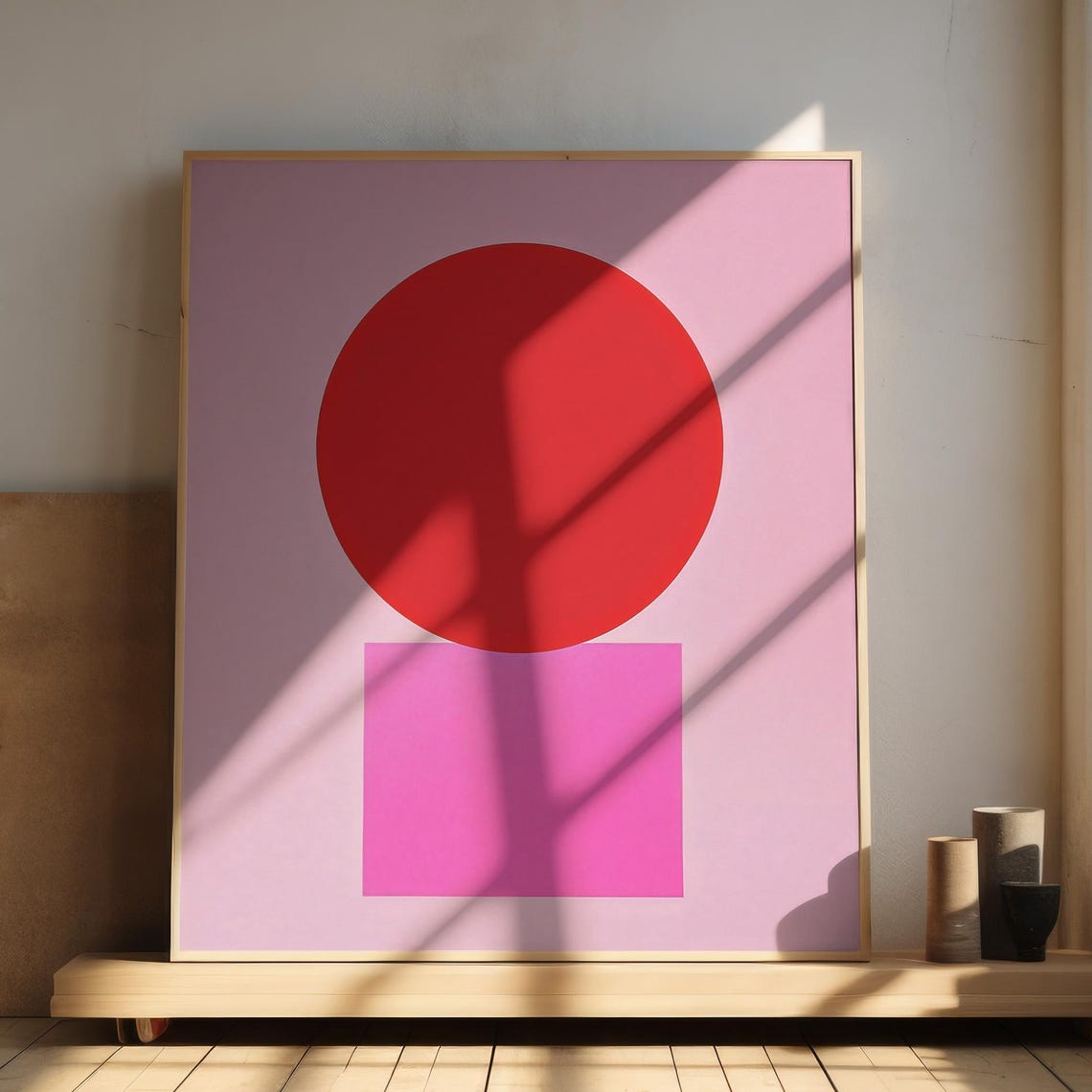Abstract Geometric Modern Painting, Home Decor