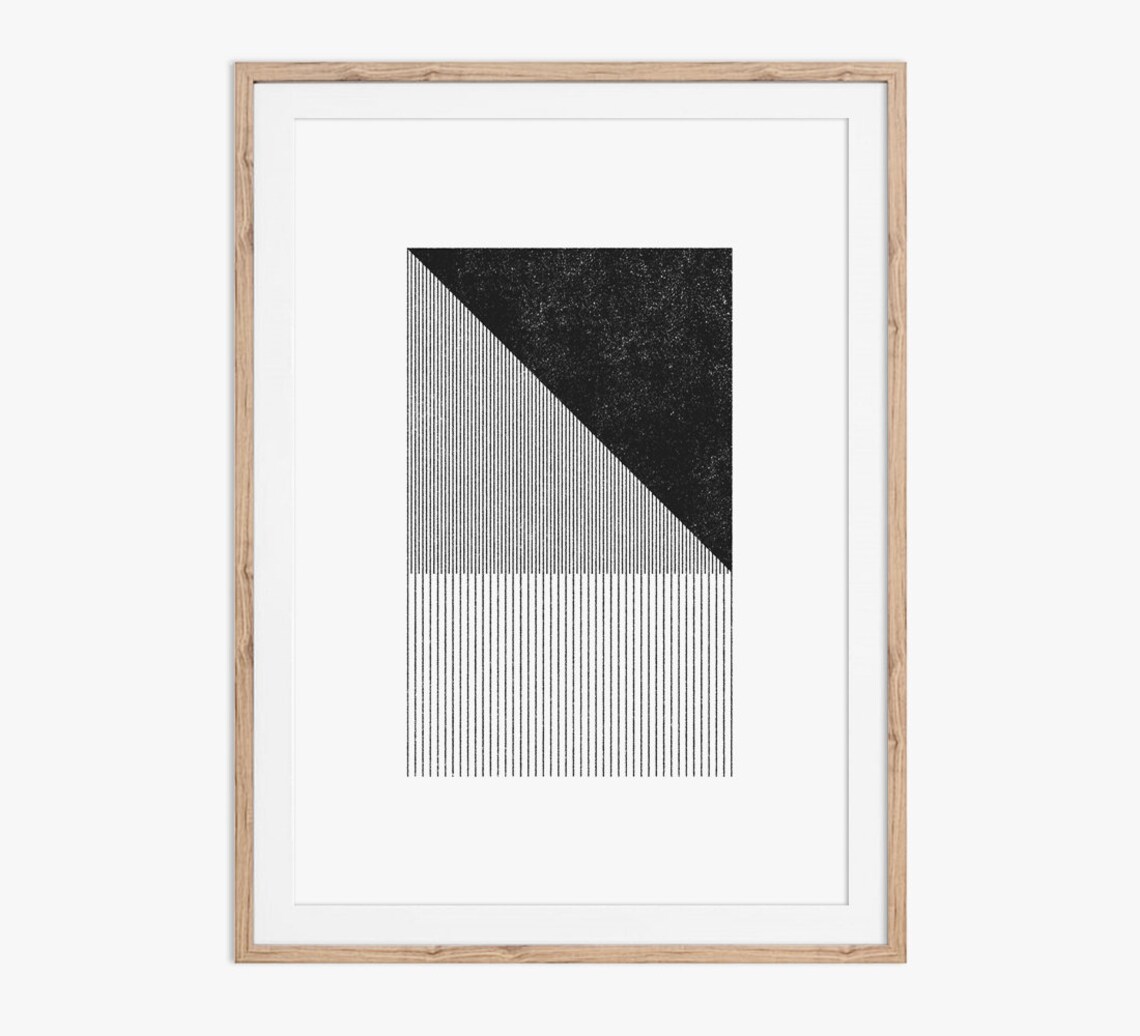 Geometric Design, Abstract Modern Art Print