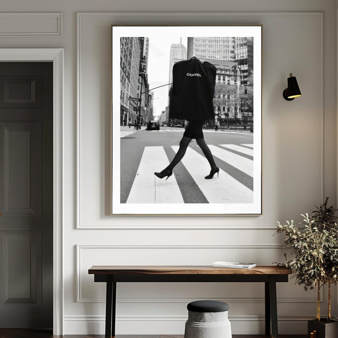 Woman Walking The Street Fashion Poster Feminist Print Fashion Wall Art Home Decor Art Decor Art - Image 3