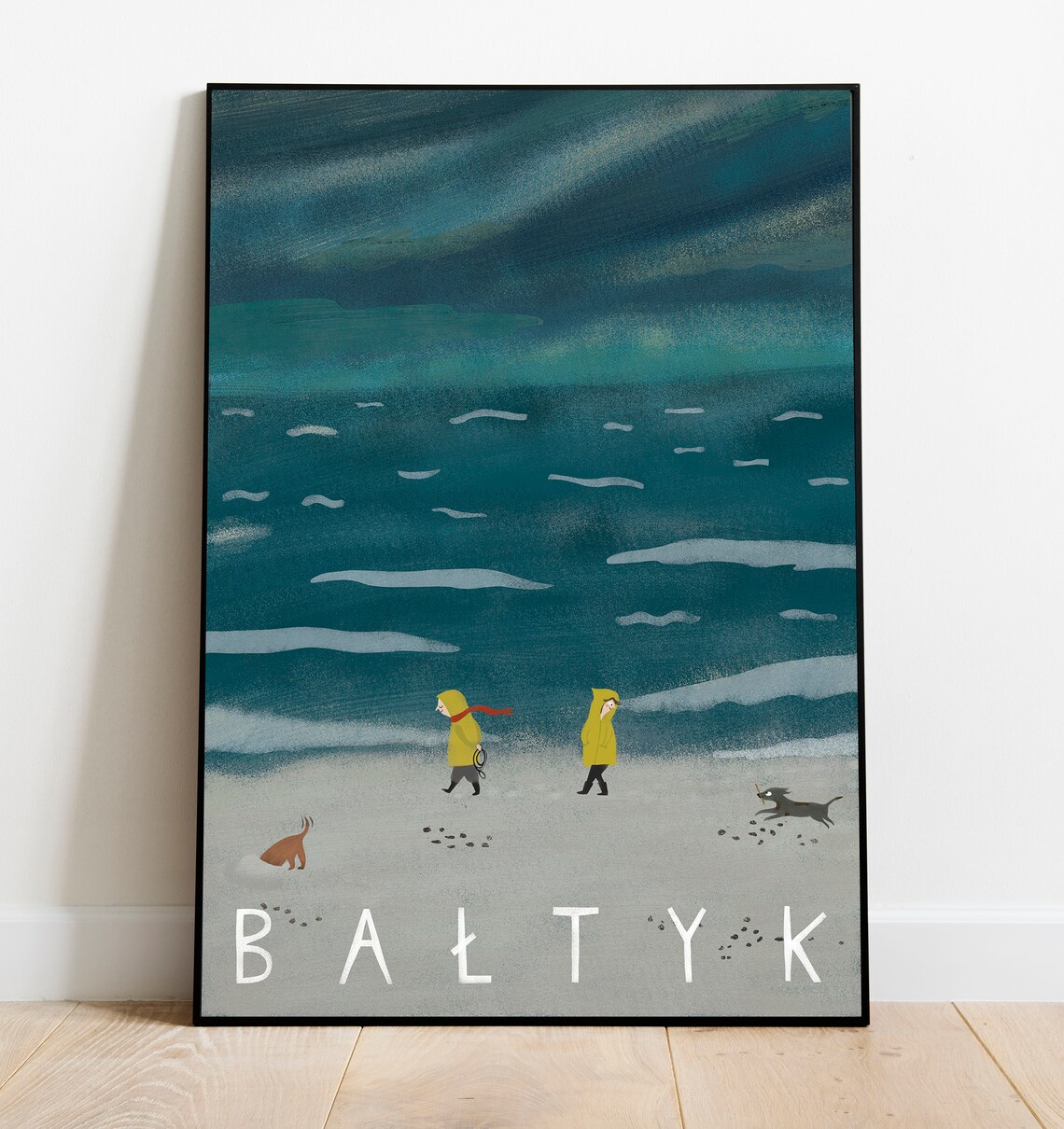 Batyk Polish Sea Baltic Ostsee Travel Poster